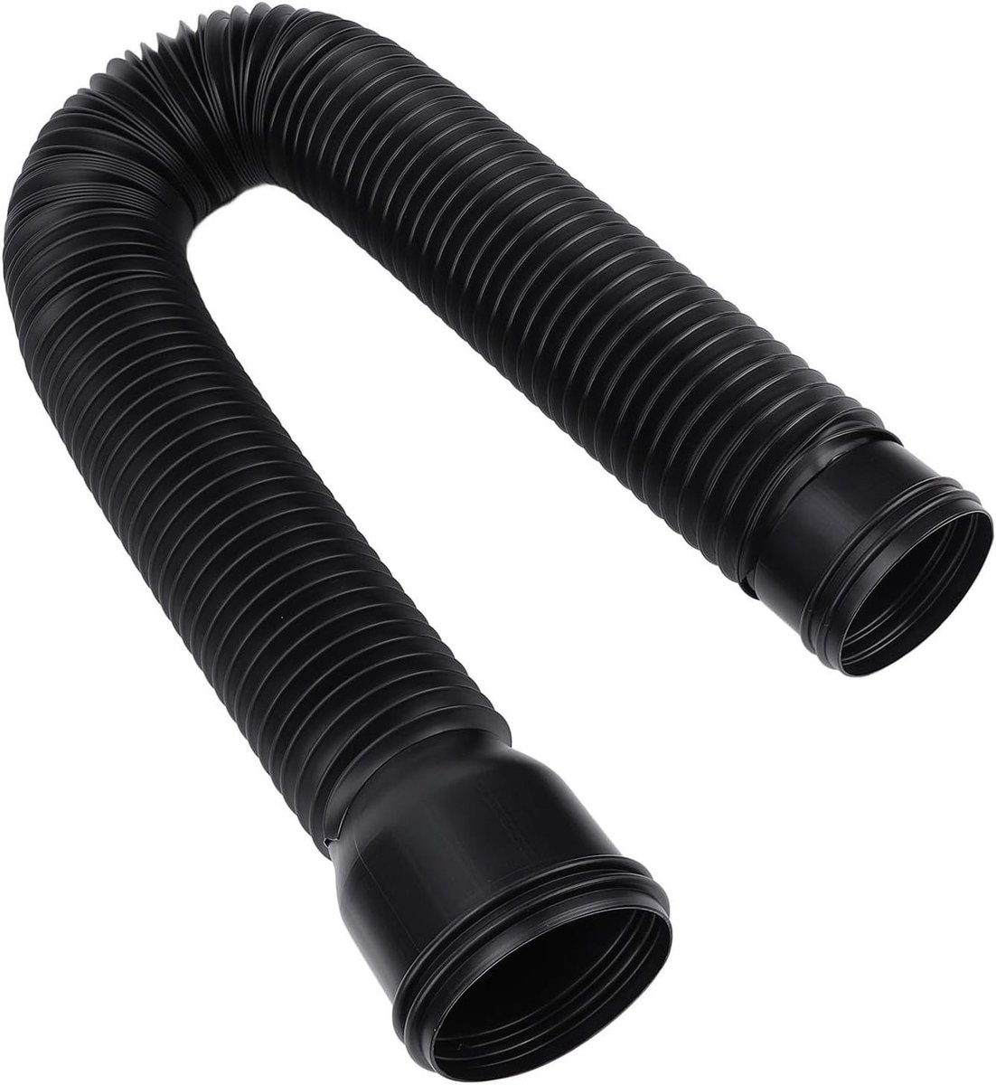 Regengoot Verlengstuk - Afvoerbuis Verlenging - Wateroverlast Voorkomen - Flexibel Uitschuifbaar - 20-59 inch - Zwart