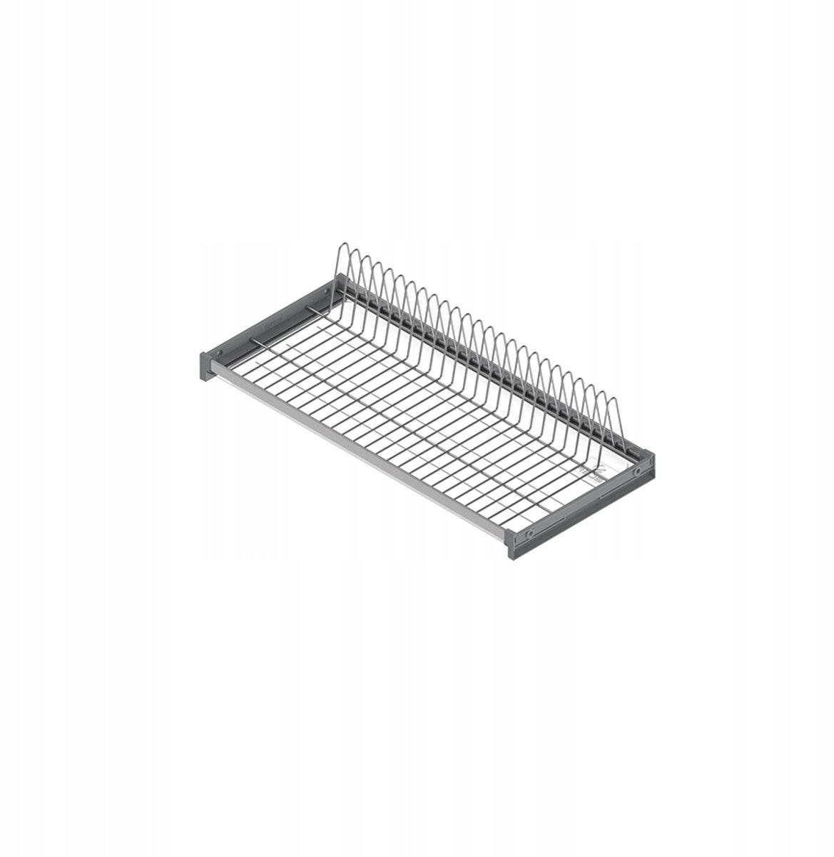 Merkloos Keukenkast Droogrek 60cm - Verstelbare Diepte - Chroom