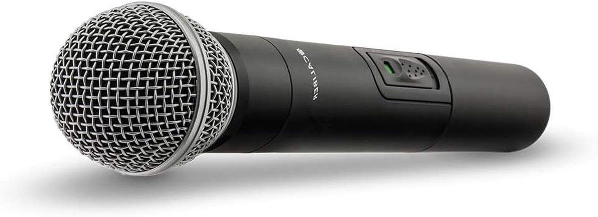 Draadloze Microfoon - Karaokeset Zender - Zingen Presenteren - UHF Technologie - 600 Ohm - Zwart