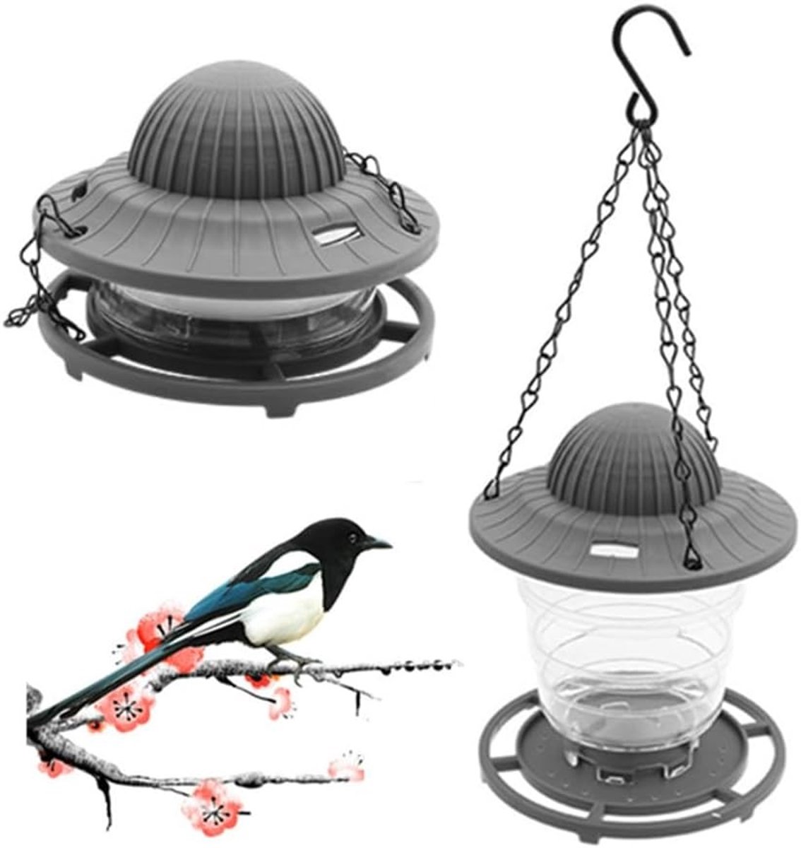 Weerbestendig Vogelvoederstation voor Buiten, Ideaal voor Tuin en Balkon met Ruimte voor Diverse Vogelvoeders