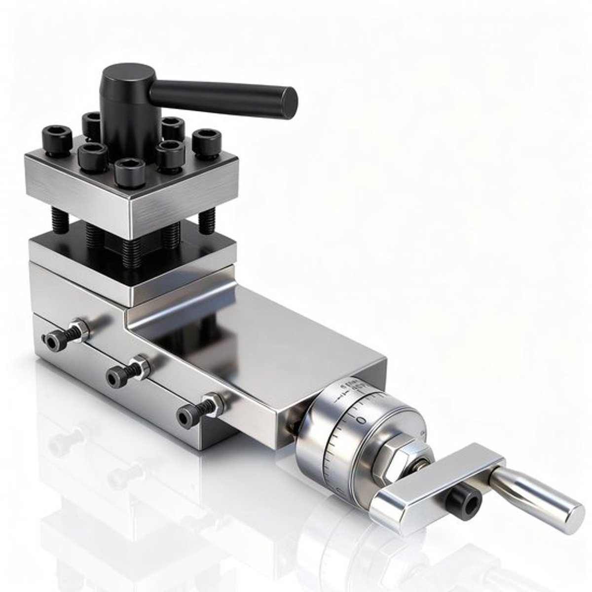 Bankschroef Draaibank Gereedschap - Schroefklem voor Palen - Gietijzer HT250 - 50x50 mm - Veelzijdige Structuur - Betrouwbare Pasvorm - Klem