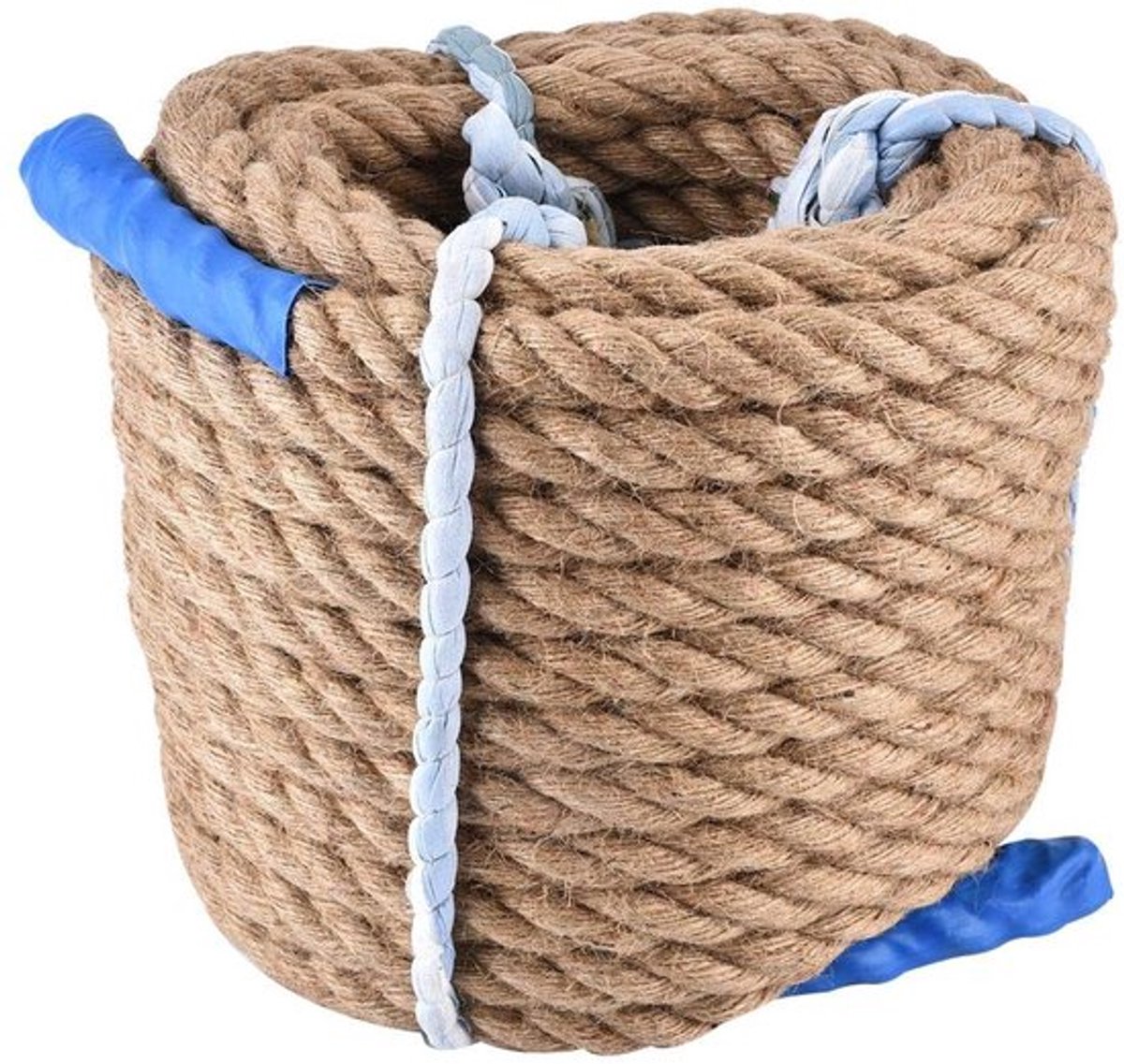 Jutentouw 20 m - Duurzaam natuurlijk jute - Sterk en slijtvast - Voor touwtrekken en klimmen - Touwverpakking - 20 mm diameter - Touw