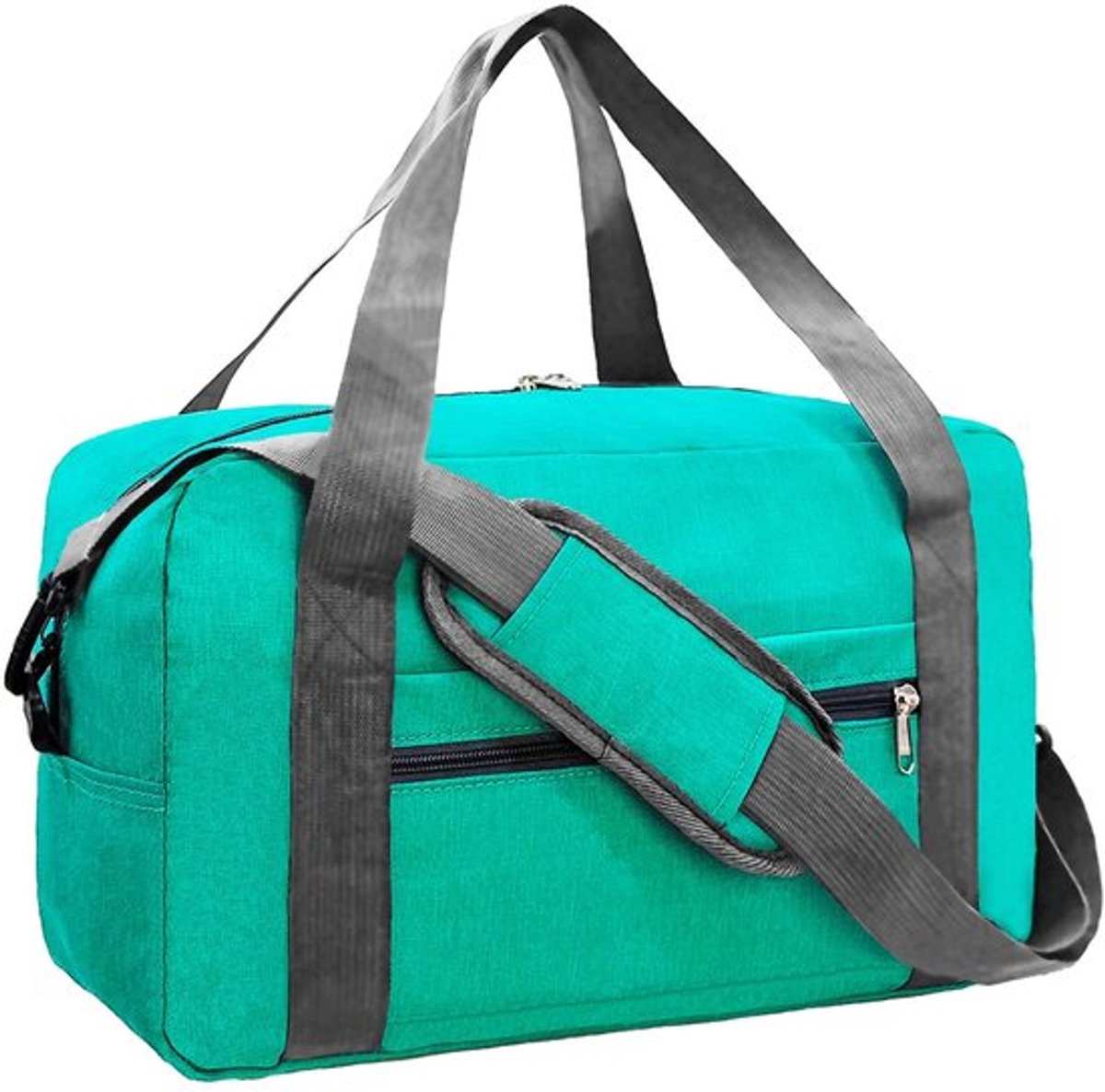 Handbagage 40x20x25 cm - Opvouwbare Reistas - Weekendtas - Handbagage Tas - Kleine Handbagage - Turquoise