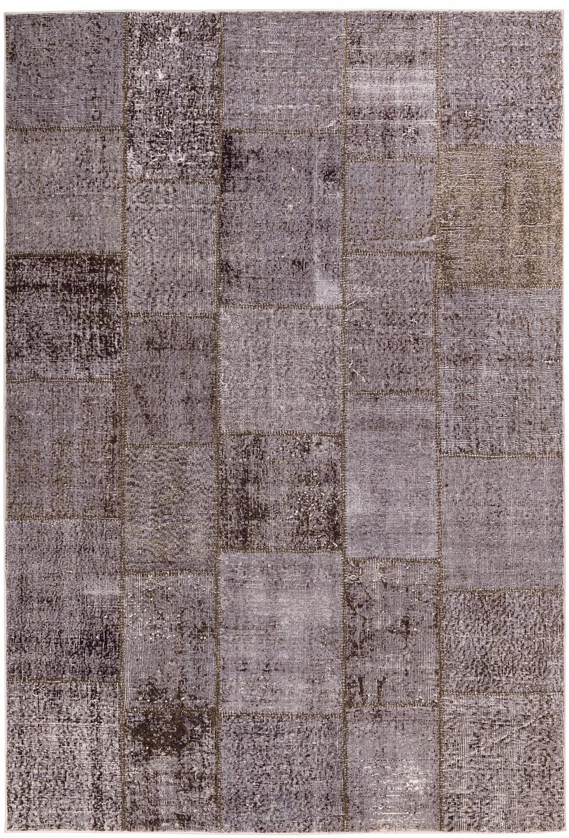 Padiro laagpolig vloerkleed 80 x 150 cm - antraciet - modern abstract design - geschikt voor vloerverwarming - van polyester