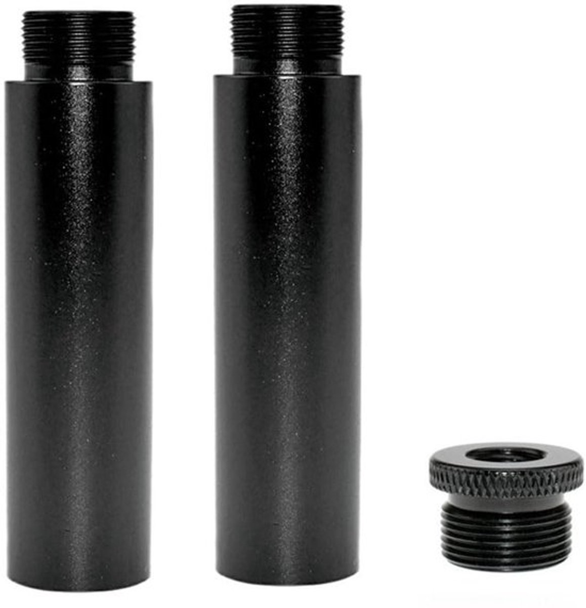 Metalen Microfoonstandaard - Microfoon Verlengingsstang - Zwart - 5/8 naar 3/8 Adapter - Geschikt voor opnameapparatuur