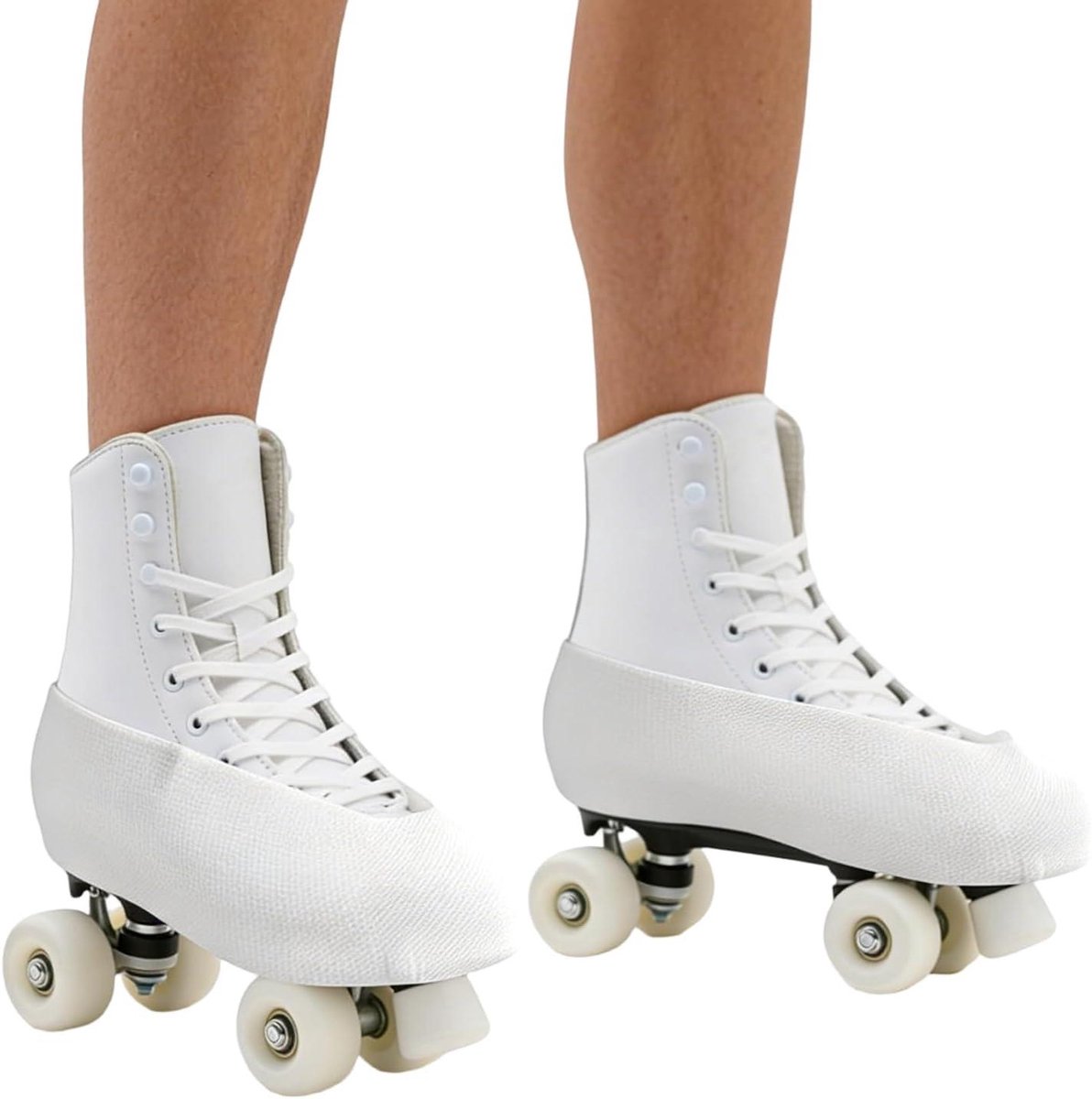 Schaatsbeschermers - Schaatssoakers - Schaatsen Beschermen - Elastisch Ontwerp - Maat L - Wit