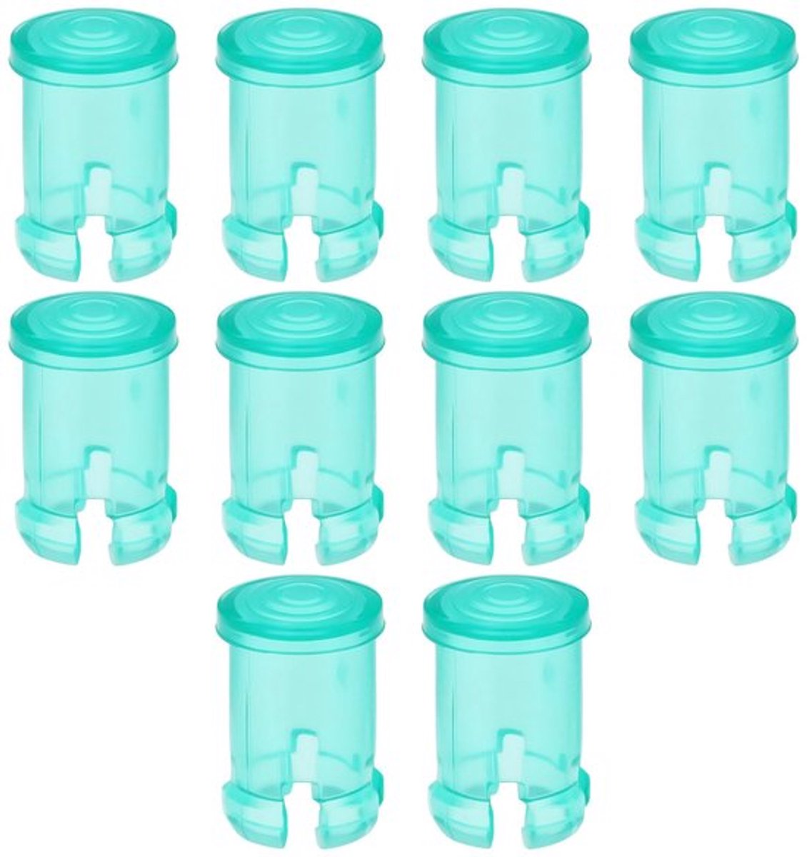 Groene 5mm LED Lamp Socket Lens Houder Cap, 10 Stuks