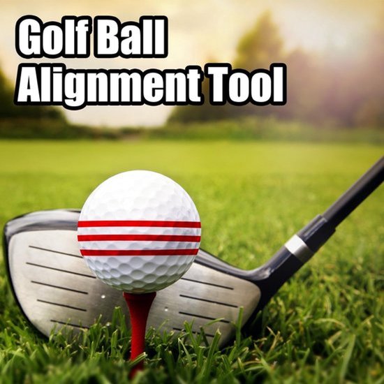 Golfbal Marker - Stevige Stencil - Sneldrogende Markeerstiften - Identificatie Tool - Terugwinning Bal - Waterdicht - 6,4 x 4,7 cm - Golfbal Stencils — afbeelding 2