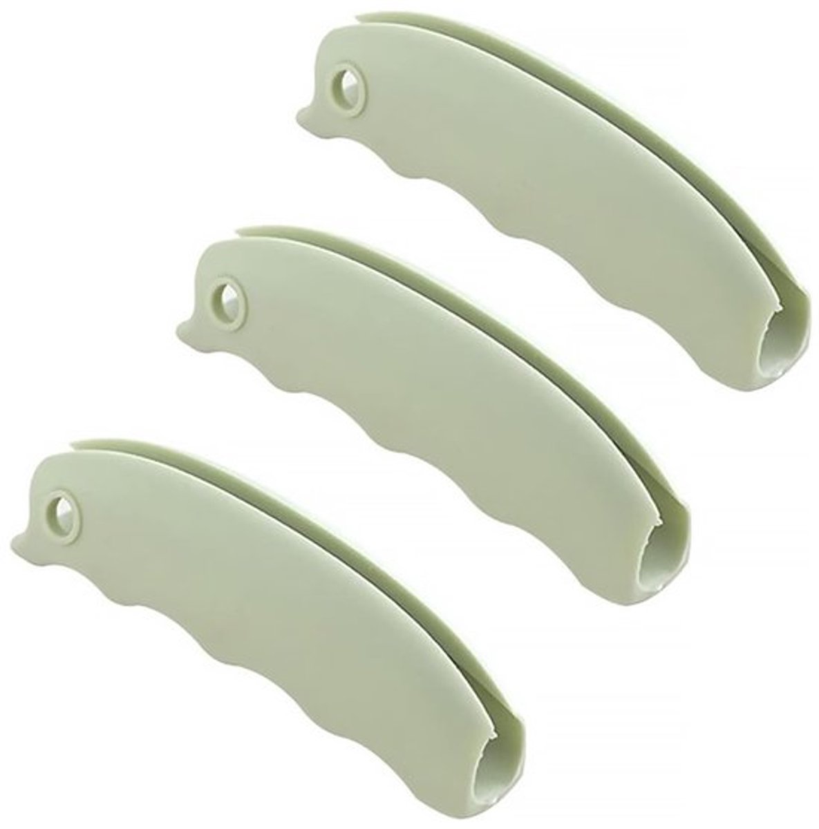 Boodschappentassenhouder - Ergonomische Handgreep - Duurzaam - Siliconen - Herbruikbaar - Vermindert Handvermoeidheid - Tasdrager