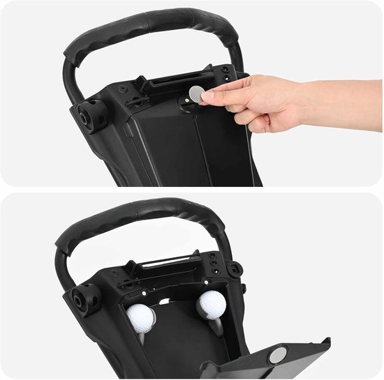 Golf trolley - Golf caddy handkar - Golf uitrusting vervoeren - Vouwbaar robuust frame van GOLF — afbeelding 4