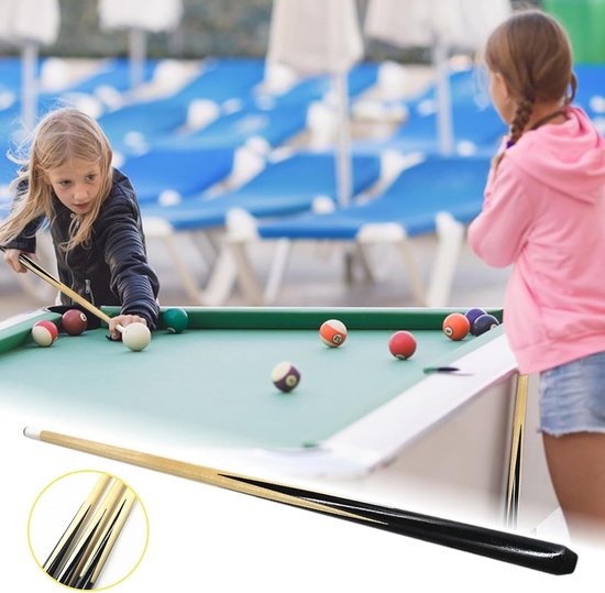 Kinder Pool Keu - Biljart Keu Kinderen - Oefenen Biljartspel - Handgepolijst Vakmanschap - 50 cm - Meerkleurig — afbeelding 5