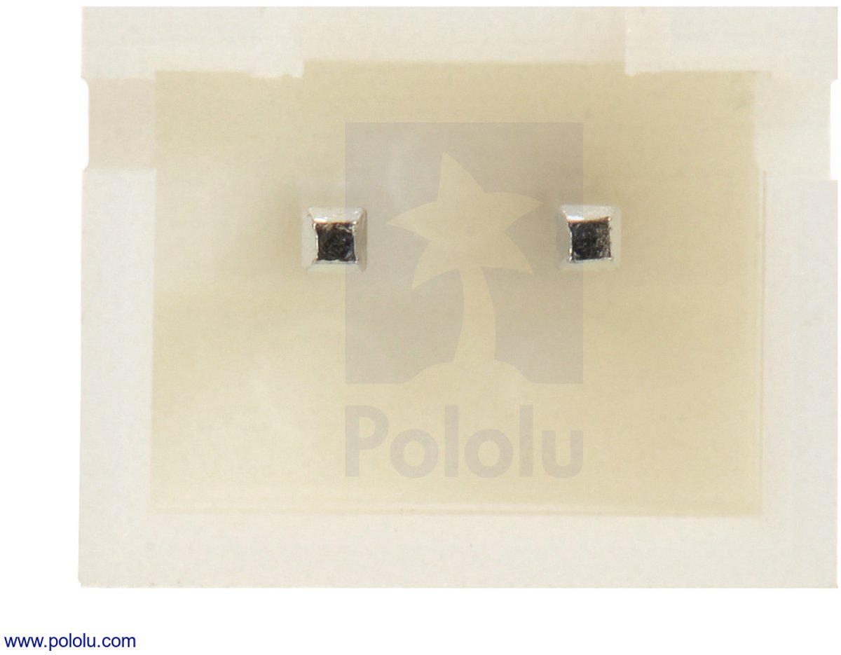 Pololu 2717 2.5 mm JST XH-Style Shrouded Male connector: 2-Pin, Straight (4-Pack)