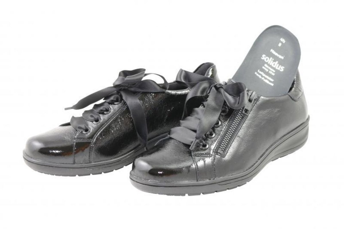 Solidus Veterschoenen - Solidus heaven perllack schwarz vetersch