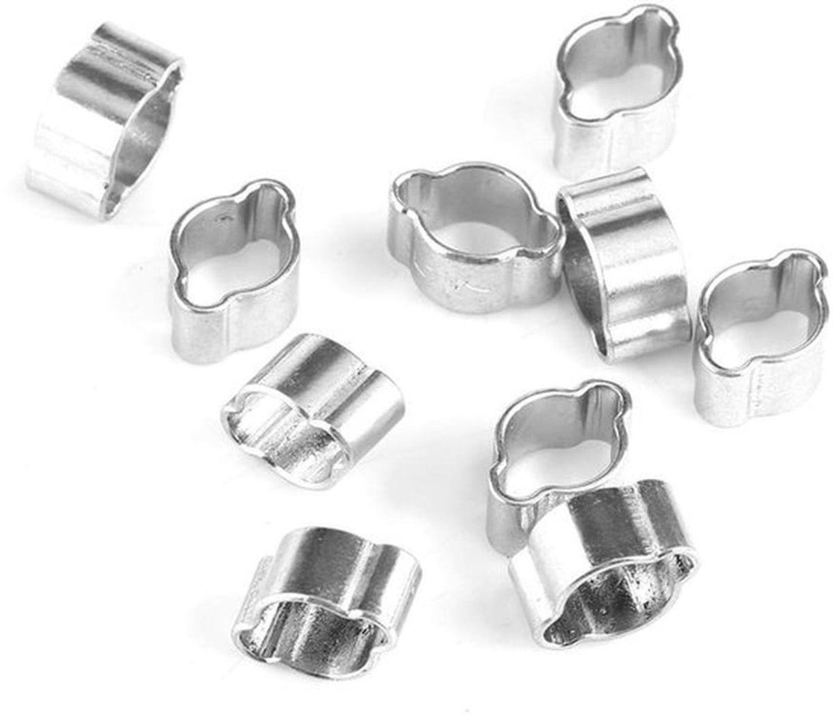 Slangenklem Set 10 Stuks - Roestvrij Staal - Verstelbaar - Galvaniseerd - Professioneel Gepolijst - Voor Slangen 5-20mm