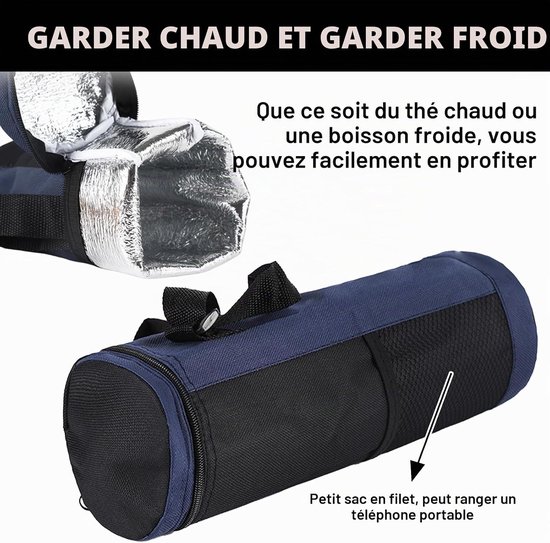 Flessenhouder - flessendrager - waterfleshouder - 2 stuks - flessen houder riem - waterfleshouder schouderriem - waterfles houder tas - waterfles houder riem - waterfles houder rugzak - Voor wandelen camping reizen sport - 2L — afbeelding 3