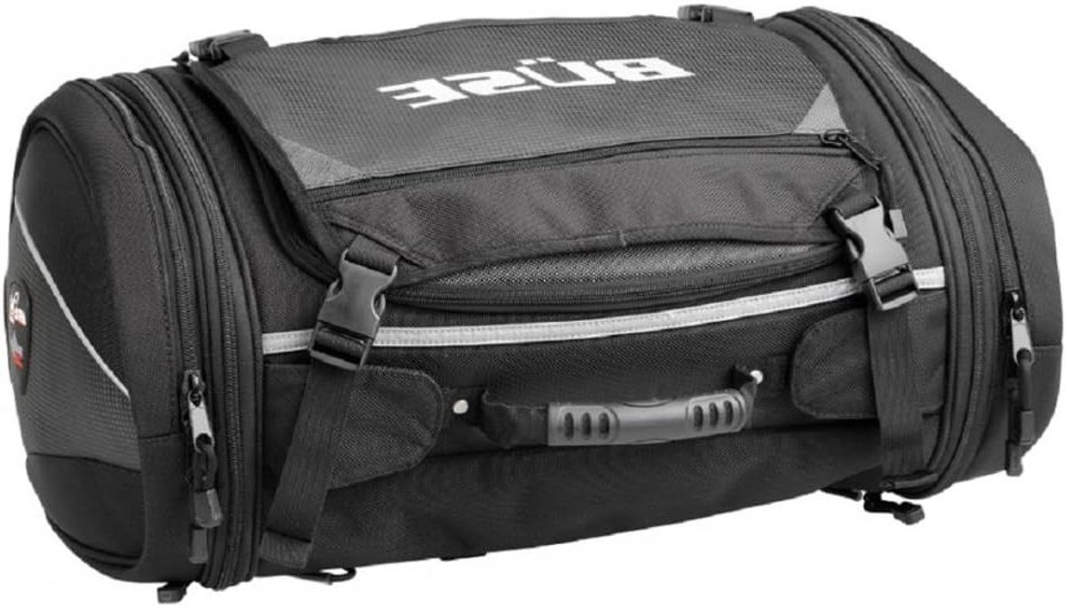 Achterzitzak Motor - Motorfiets tas - Motorreizen - Uitbreidbaar volume - 31 Liter - Zwart
