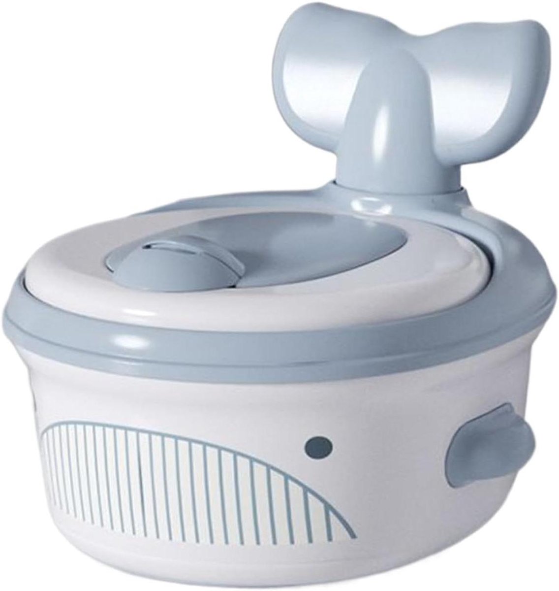 Kinder Toiletbril - Draagbaar Potje - Zindelijkheidstraining Thuis - Antislip Basis - 6 Maanden tot 6 Jaar - Walvis