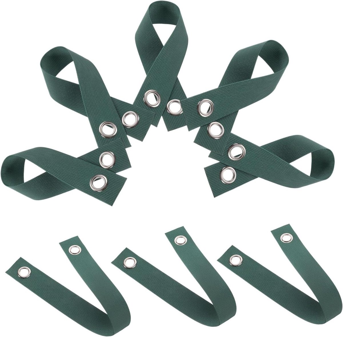 Boombanden - Boomsteunen Plantenbanden - Planten Stabiliseren - Breukvast Nylon Materiaal - 20.5 cm - Groen