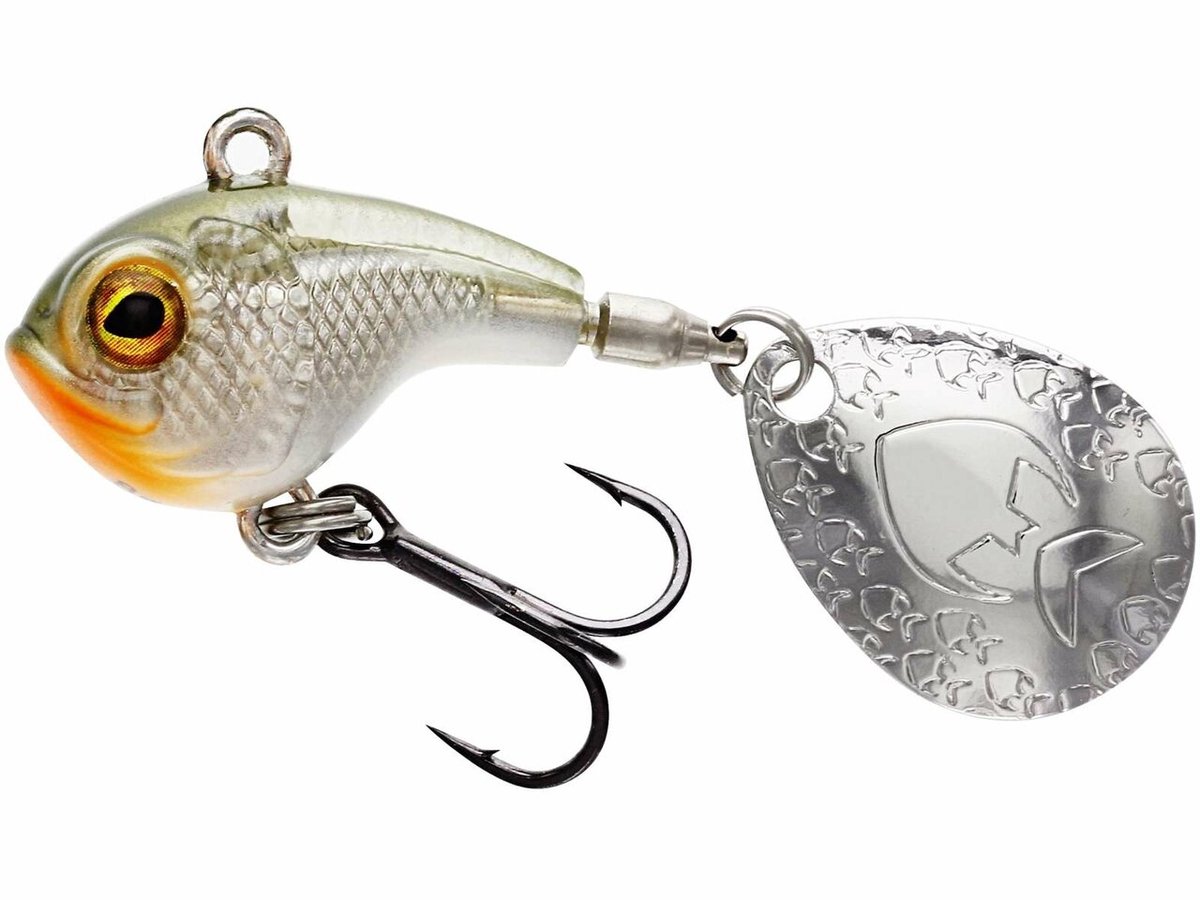 Westin DropBite Spin Tail Jig 22 gram Clear Olive