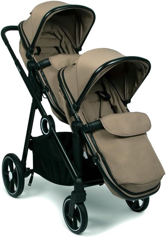 Voetenzak Kinderen - Slaapzak Kinderwagen - Warm Blijven - Speciale Pasvorm - XL - Taupe — afbeelding 5