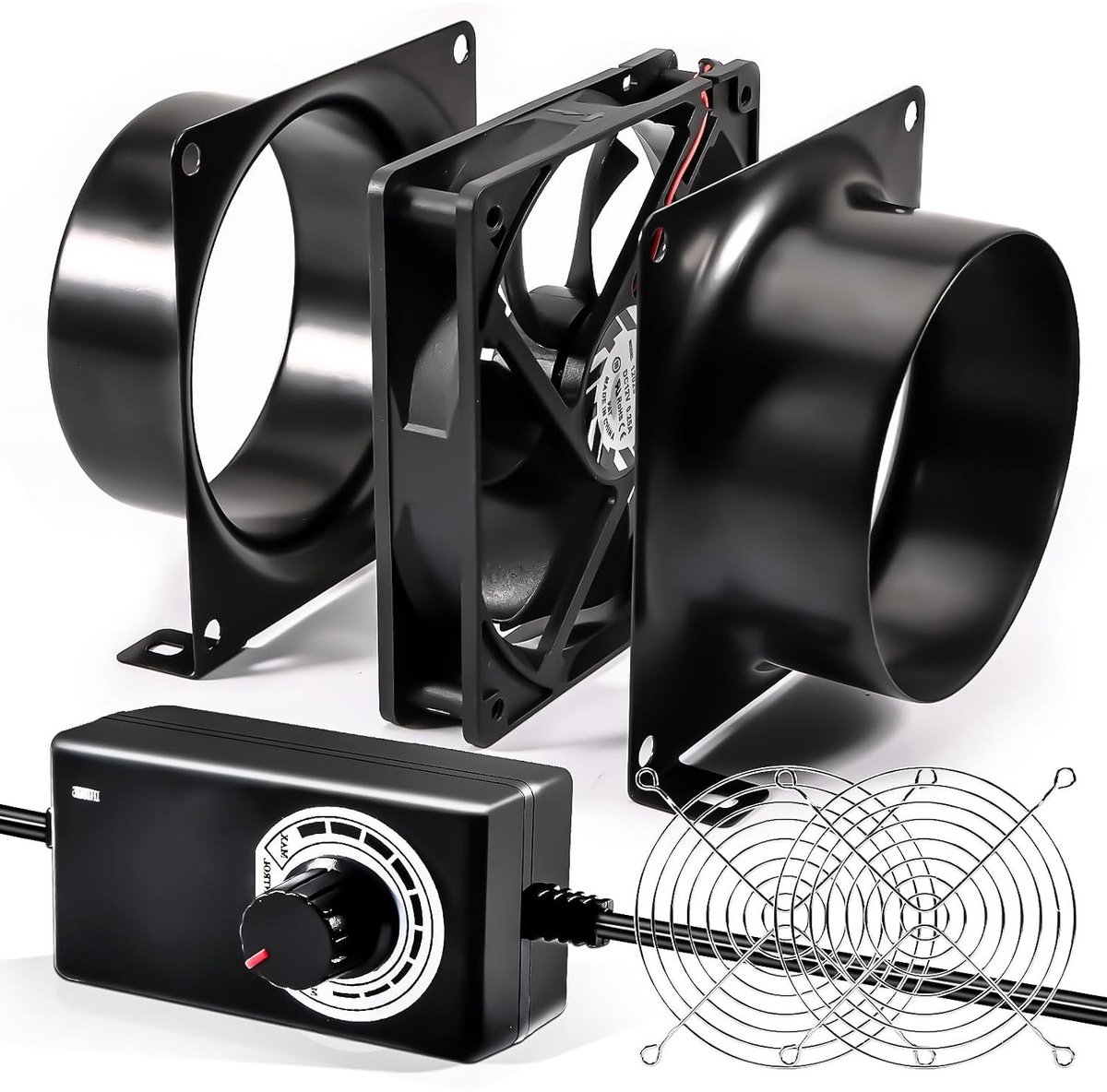Afzuiging badkamer - Buisventilator - 100 mm - ABS Materiaal - Ventilator met Snelheidsregelaar voor Keuken en Garage