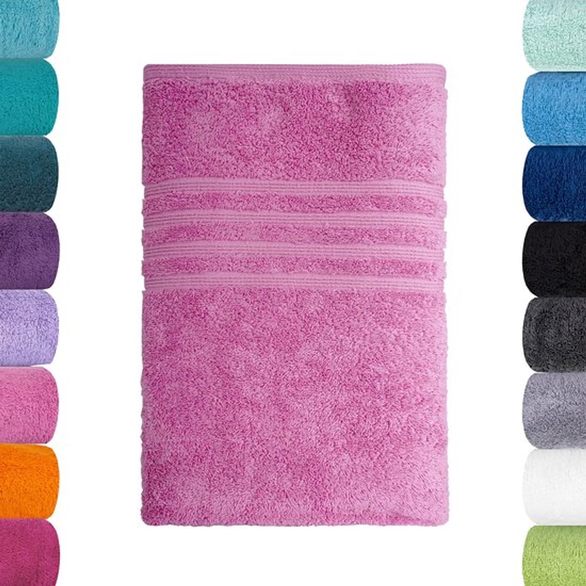 Badlaken 100 x 150 cm - 100% Biologisch Katoen - Zacht en Absorberend - Duurzaam - GOTS-gecertificeerd - Ideaal voor Thuis/Hotel/Spa - Handdoek