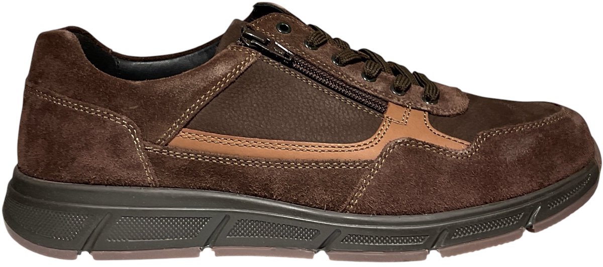 Solidus 67032-30867 M bruine herensneaker voor steunzolen