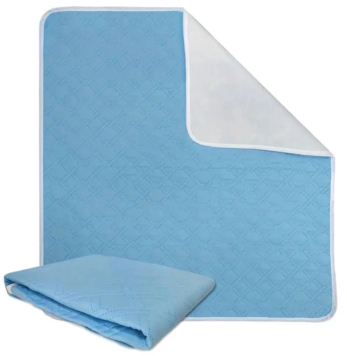 Matrashoes, 86 x 91 cm, herbruikbaar, vierlaags beschermingssysteem, waterdicht, antislip, Geschikt voor bedden, banken, huisdieren en ouderen.