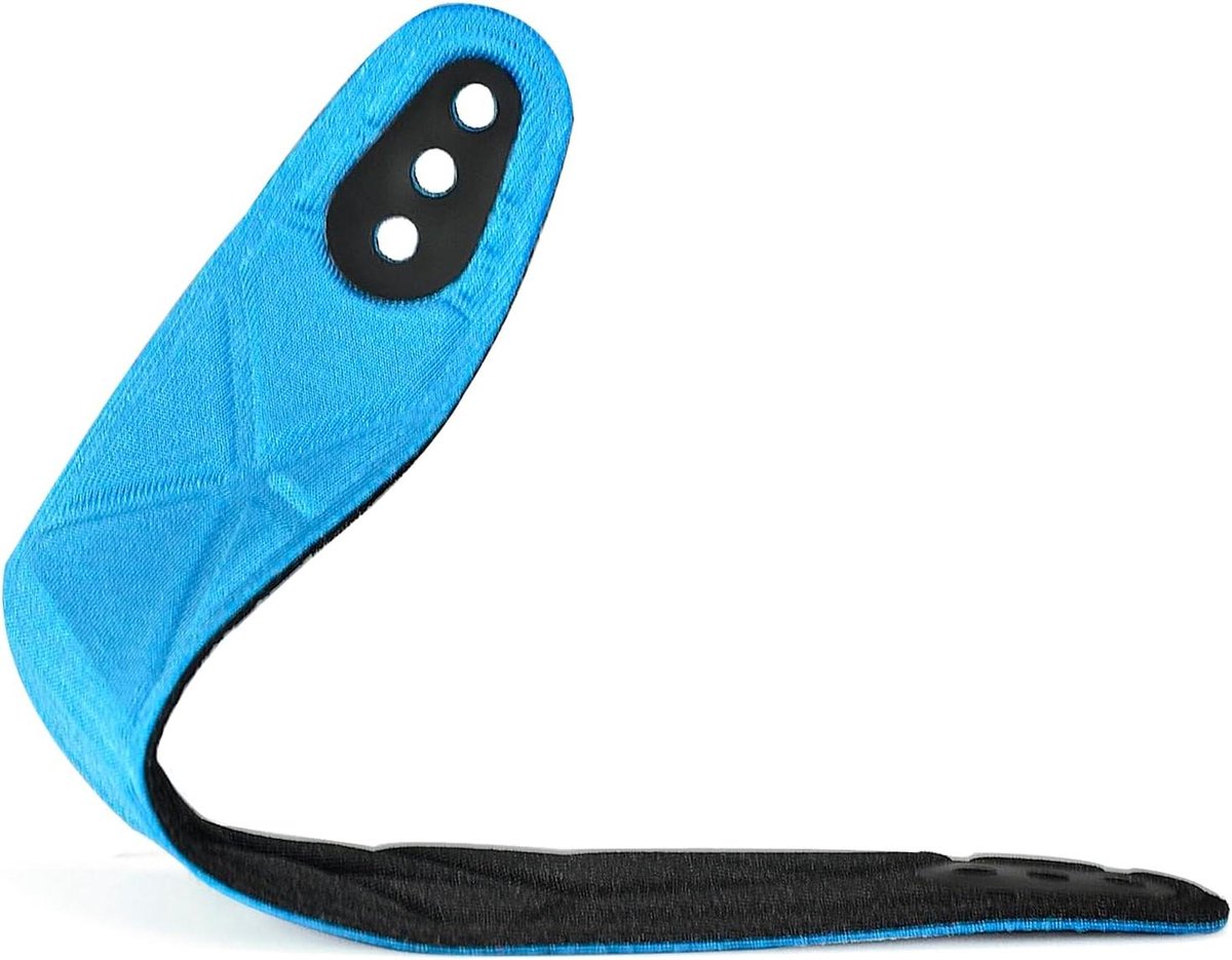 Hoofdband Kussen Cover - Hoofdtelefoon Pad - Comfortabel Luisteren - Zachte Stof - 10 x 8 x 2 cm - Blauw