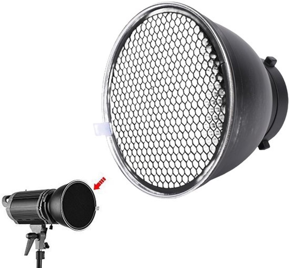 Lichtmodifier Professioneel Zacht Licht Effect - Softbox Set - Reflector Diffuser - Aluminium Legering - Draagbaar - Compact Ontwerp
