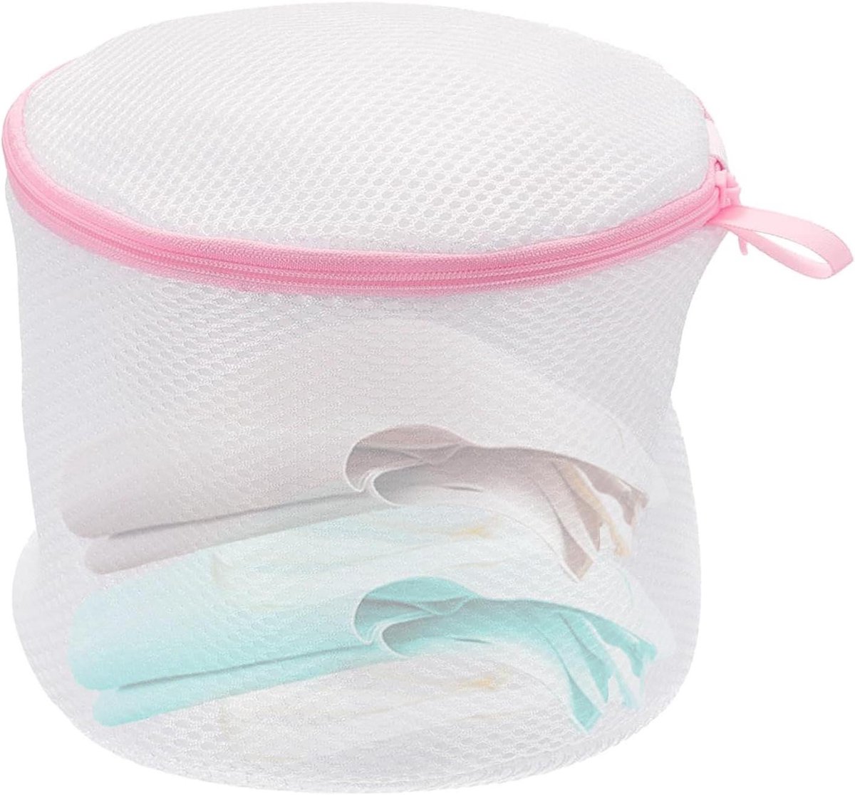 Waszak BH - Lingerie Net - Beschermend Wassen - Fijne Mesh Structuur - 16x16cm - roze