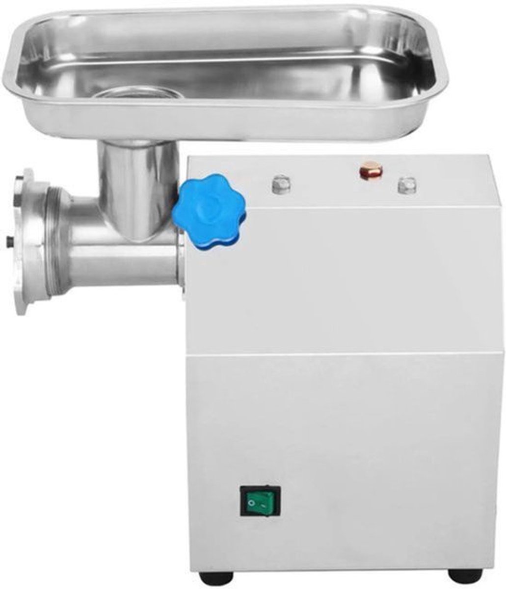 Elektrische Gehaktmolen - Voor Alle Soorten Vlees - Roestvrij Staal - Vleesmolen - 850W - 270LBS/h - 190RPM - Vleesmolens - Worstenmaker - Zilver