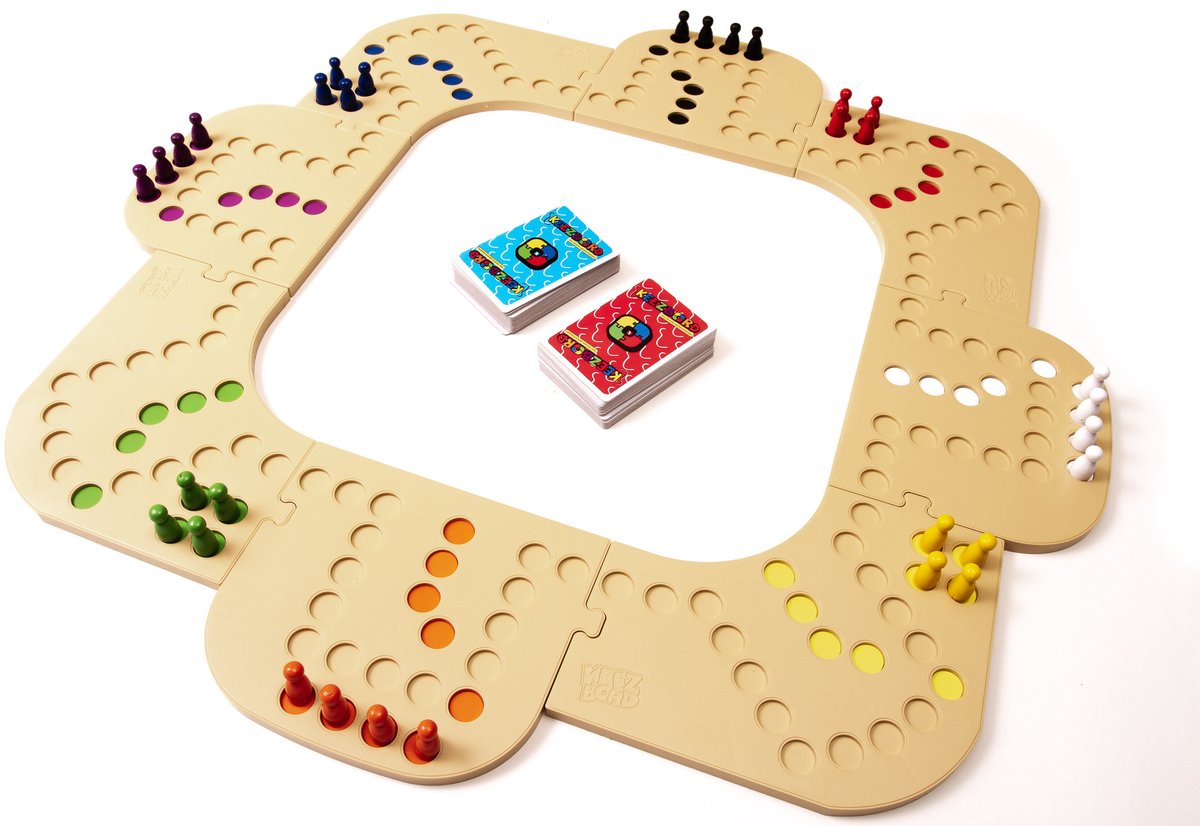 Keezbord Totaalbox Kunststof – Keezenspel – 2 tot 8 Personen – Bordspel