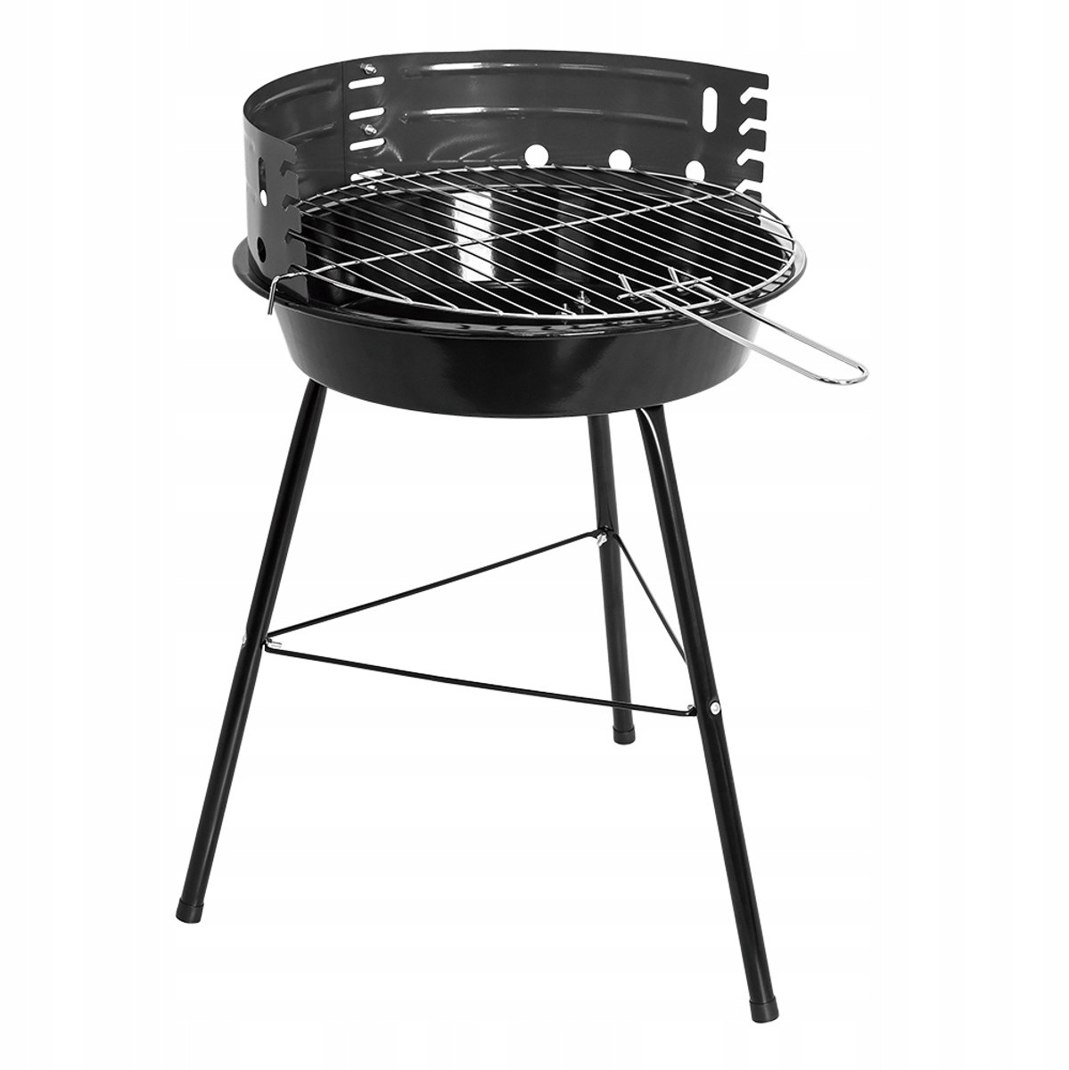 BerlingerHaus Ronde Houtskoolgrill BH-8648 - Compact en duurzaam