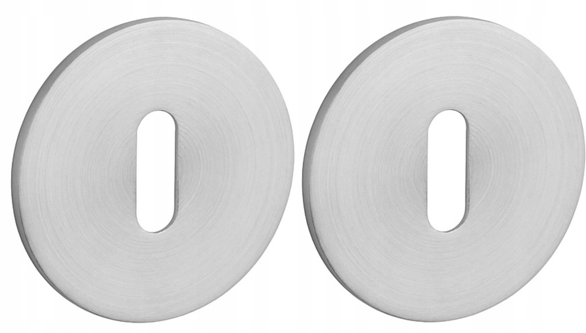 STERK Oval 1710 Rozet RVS 3mm - Sleutelgat
