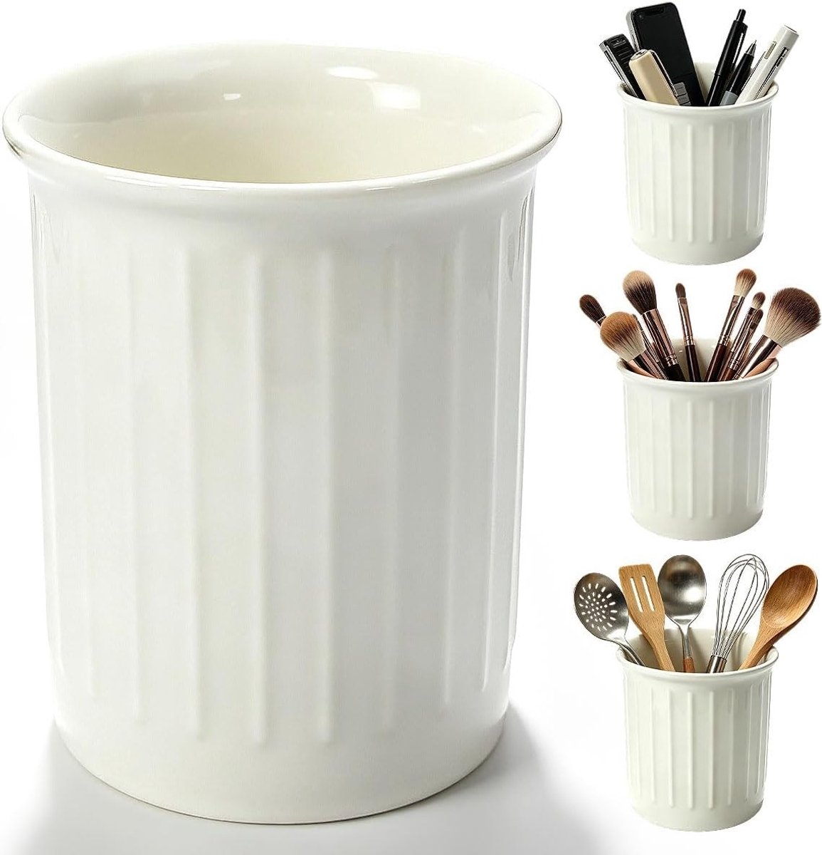 Keramische blikjes van 750 ml voor opslag, decoratie en keukenorganisatie - ideaal voor elke ruimte