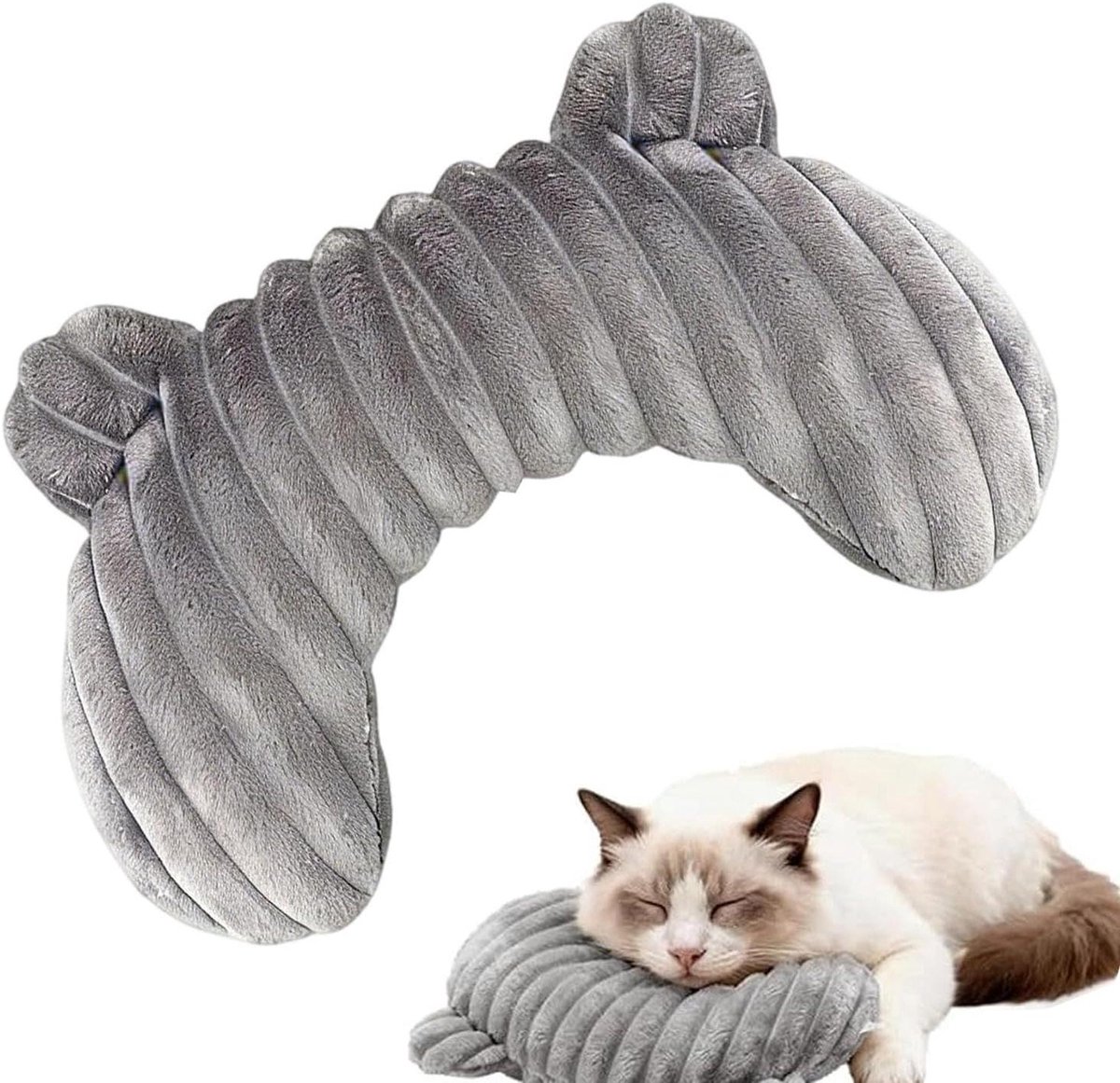 Hondenkussen - Kattenkussen Hond - Huisdier Ontspanning - Gewrichtsondersteuning - M - Grijs