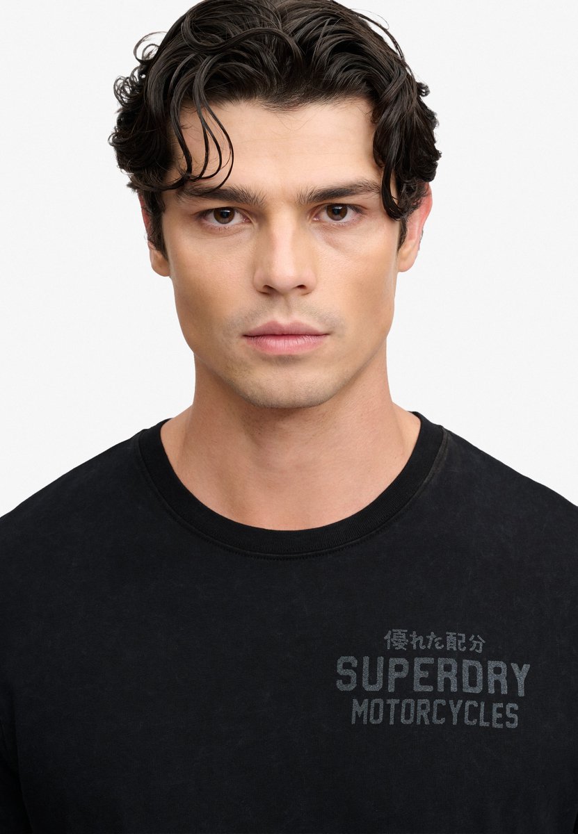 Superdry - Vintage Biker T-shirt Relaxed Pasvorm - Heren - T-shirts