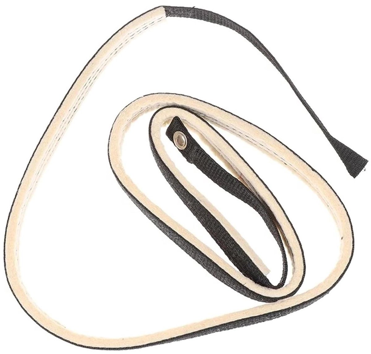 Aandrijfriem Elliptische Fiets - V-riem Fitnessapparaat - Soepele Werking - Demt Schokken en Geluid - 120 Cm - Zwart
