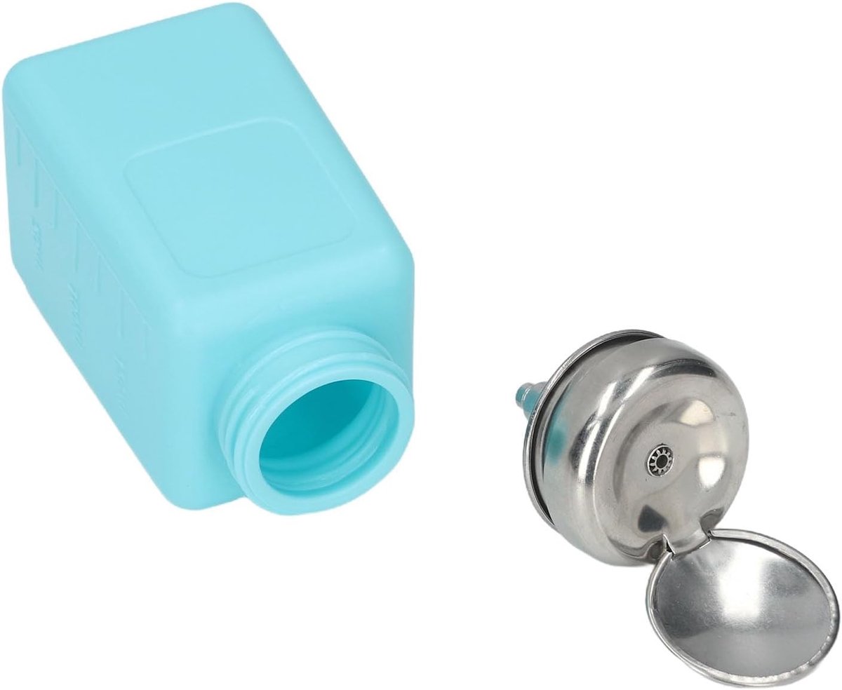 ESD Veilige Dispenserfles van 200ml met RVS Deksel voor Vloeistoffen, Ideaal voor Laboratoria en Werkplaatsen