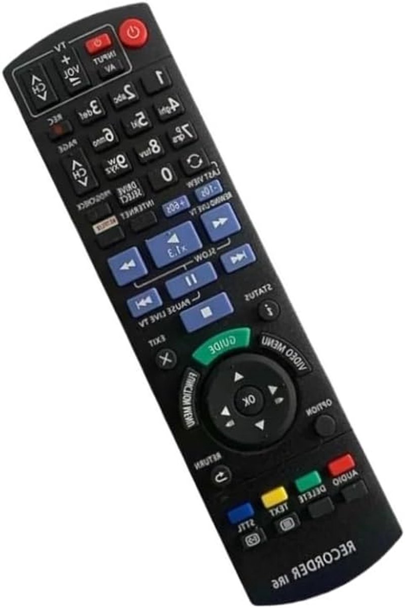 Afstandsbediening - Afstandsbediening Recorder - DVD Recorder Bediening - Specifieke Compatibiliteit - 1x1x1 cm - Zwart