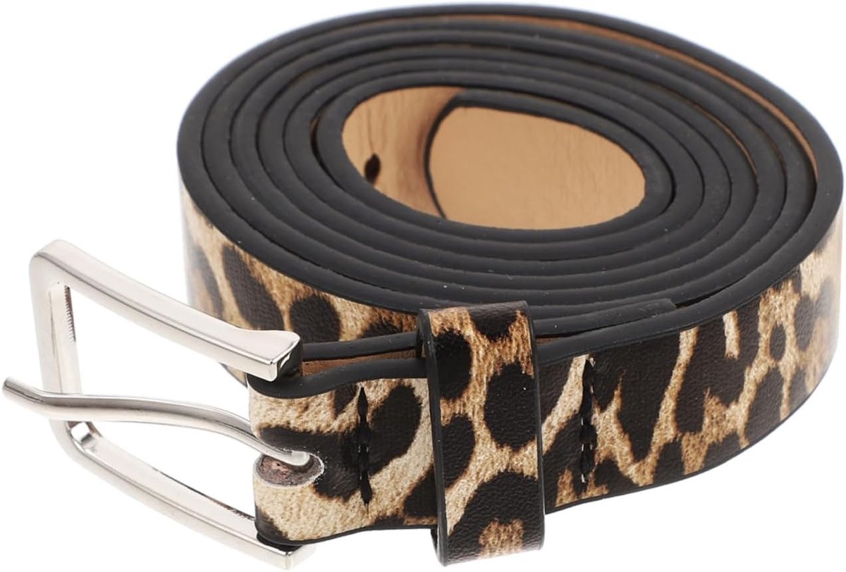 Vrouwenriem met Luipaardpatroon - Stijlvolle Cheetah Riem voor Casual en Feestelijke Outfits