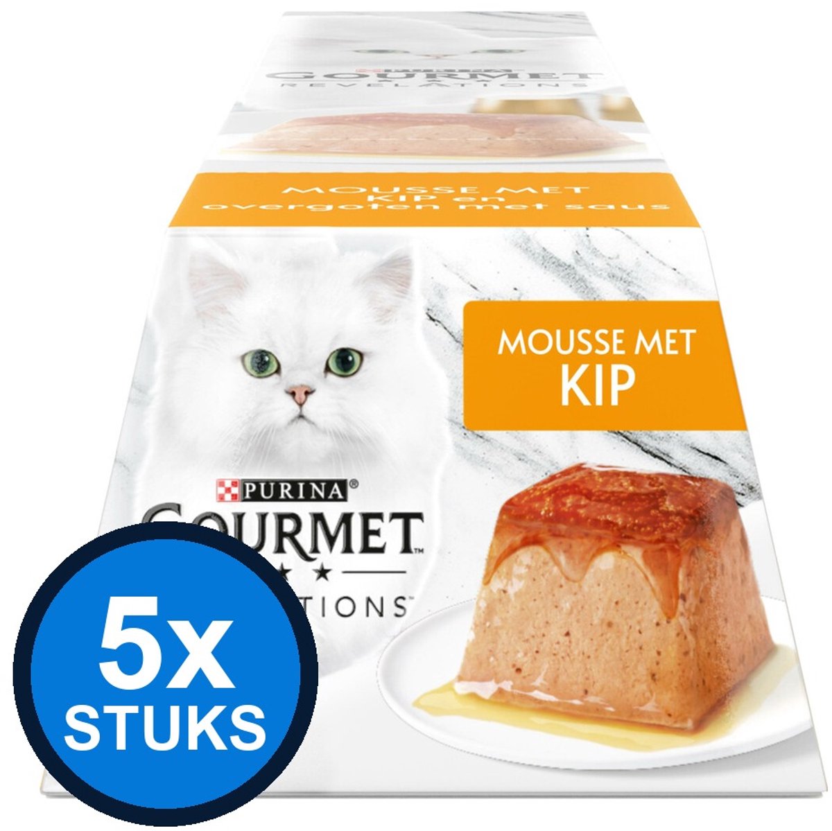 5x Gourmet Revelations - Mousse Kip - Kattenvoer - 4x57g