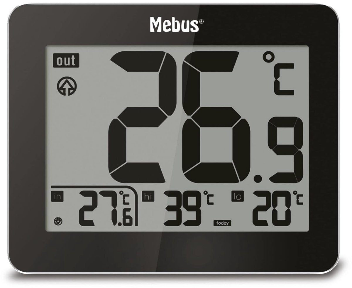 Digitale Thermometer - Wit - Voor Binnen en Buiten Gebruik