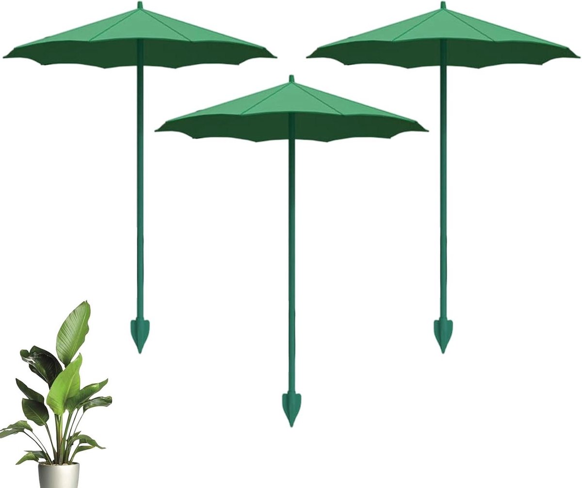 Plantenparasol - Zonwering planten - Planten beschermen - Verstelbare hoek - 34cm - Groen