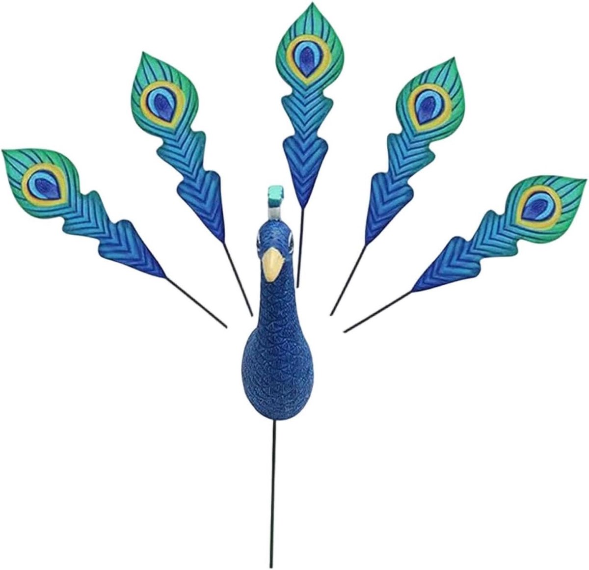 Decoratieve Vogel Stokken - Tuinsteker Ornament - Tuin Decoratie - UV-bestendig Ontwerp - 24.5 x 10.5 cm - Meerkleurig