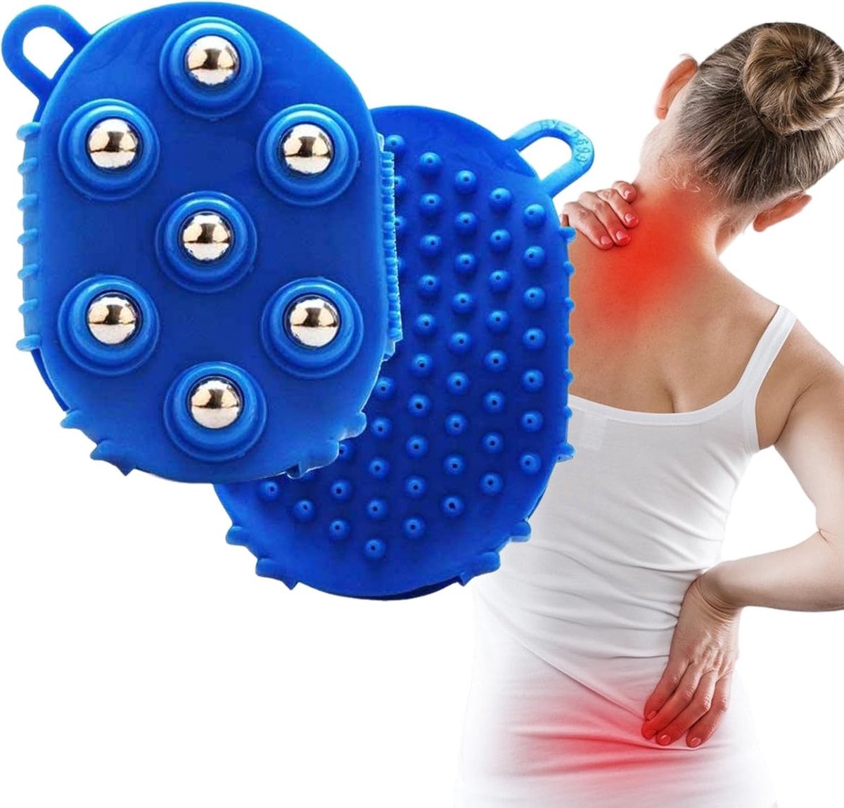 Rotating Ball Massage Handschoenen voor Voet- en Lichaamsmassage - 2 Stuks voor Ontspanning en Pijnverlichting