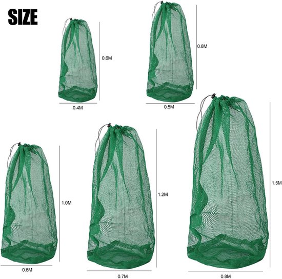 Visnettas - Visverzamelaar Garnalennet - Vissen en Schelpdieren Vangen - Fijnmazig Duurzaam Nylon - 0.6m x 0.4m - Groen — afbeelding 4