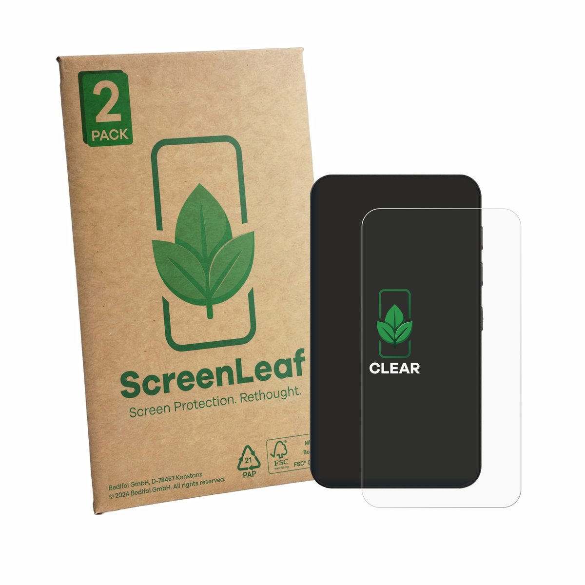 2 Stuks Screenprotector voor innioasis G3 - Hoogwaardige Beschermfolie transparant