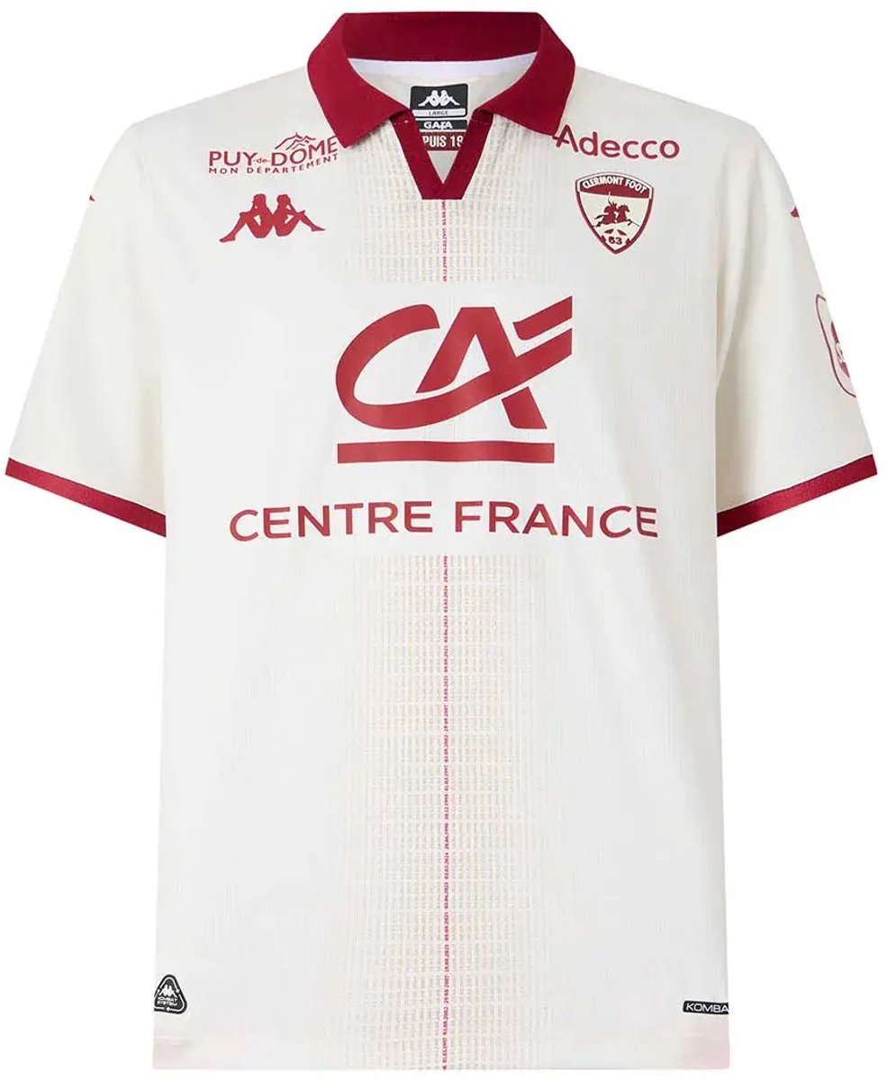 Uitshirt kind Clermont Foot 63 2026 Rood